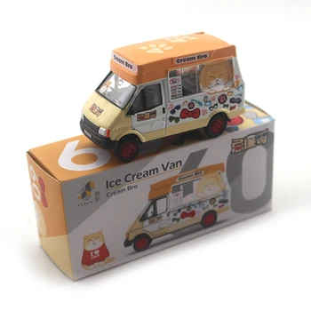 1:64 ICE CREAM VAN B 60 Diecast Metal Lieti žaislinius automobilius Modelio Transporto priemonių Vaikų Berniukų dovana karšto