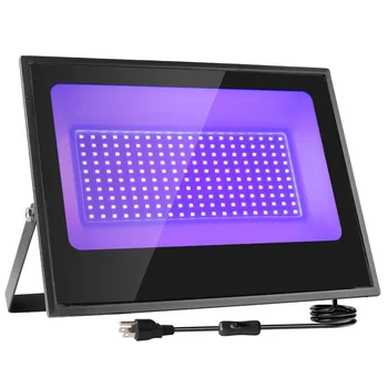 100W LED UV Juodos Šviesos IP66 atsparus Vandeniui, UV Potvynių Šviesos Juostos Lempos Šalies Prekių Etape Neono Švytėjimas Dekoras