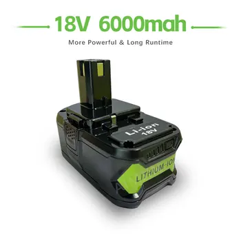 18V 6000mAh Ličio-Jonų Baterija Tinka LiYouBi Lectric Įrankiai P108 P109 P106 P105