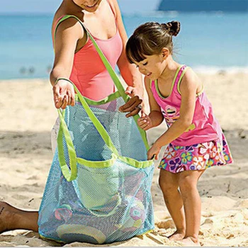 1pc Vaikai Smėlio Toli Pelninga Akių Maišą Vaikai Paplūdimio Žaislų, Drabužių, Rankšluosčių Maišas Kūdikių Žaislų Saugojimo Įvairenybės Krepšiai Moterų Kosmetikos Organiz