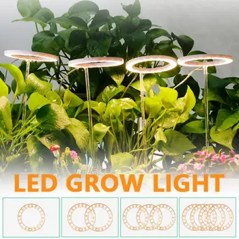 1pcs Led Grow Light Dc5v Augalų Auginimo Lempos Lempos Nešiojamų Sodinukai Medelyne Lempos, Patalpų Augalų Sodinukų Augimo Šviesos