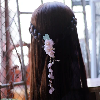 1pcs Retro Hanfu Kutas Plaukų Įrašą Šukuosena Gėlių Senovės Stiliaus Žingsnis Shake Plaukų Aksesuarai Mergaitėms Staigius Moterų Mergina Dovana