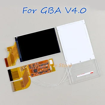 1set Ryškumas V4 IPS LCD Ekrano Rinkinius, GBA V4.0 Žaidimų Konsolės Pakeitimas LCD Ekranas IPS už GBA