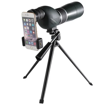 20-60X60 HD Spotting scope BAK4 45 Laipsnių Peržiūrėti Laukinės gamtos Peizažas su Telefono Įrašą, Trikojo Maišas Okuliaro Monokuliariniai