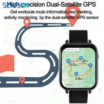 2022 IP68 Smart Watch Vyrų 4G Sim Kortele, 5MP Kamera, WIFI, GPS Vietos Vandeniui 3ATM Android 9.1 Telefono Smartwatch 