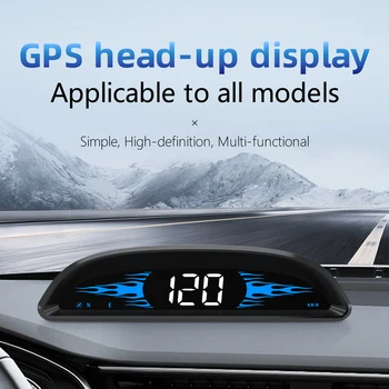 2023 HUD G2 GPS Sistema, Head-up Display borto Kompiuteris Daugiafunkciniai Elektronikos Priedai Skaitmeninis Spidometras Tinka Visų Automobilių