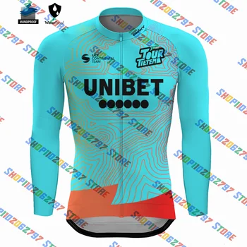 2023 Tour de Tietema Jersey Pro Komandos Vyrai Kvėpuojantis Drabužius Kelių Dviratį Ilgai Marškinėliai Dviračių Viršūnes MTB Maillot Ropa Ciclismo