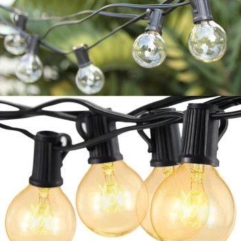 25PCS LED String Žibintai Kalėdinė Dekoracija Lemputės Vandeniui Kiemo Lempos Atostogų Garliava, Lauko, Sodo Kieme Dekoro