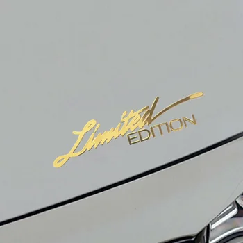 2vnt Gold Limited Edition Logotipas Ženklelis 3D Metaliniai Lipdukai Universaliųjų Automobilių Kėbulo Lipdukai Automobilio Lipdukas Reikmenys, Papuošalai