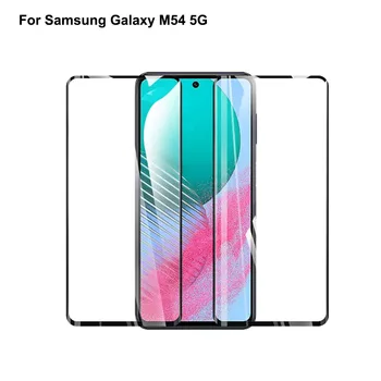2vnt Grūdintas Stiklas Samsung Galaxy M54 5G Pilnas draudimas 9H Sprogimų Screen Protector M 54 apsauginės Plėvelės