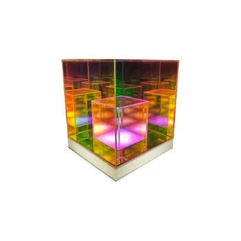 3D Cube Lempa LED Lentelė, Šviesos, su Spalvinga Šviesos Magišką Vaizdo Efektą 15cm/22cm Skersmens Nuotaika Šviesos Miegamųjų Namo Svetainės