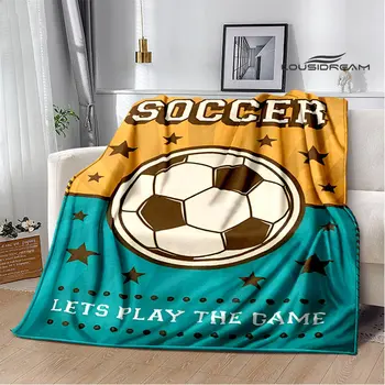 3D futbolo entuziastas spausdinti antklodė Flanšas šilta antklodė mesti antklodę Gimtadienio Dovana