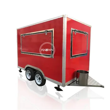 3M ilgio kvadrato formos street didelis varantys mobiliojo maisto kioskas krepšelį priekabos sunkvežimių pardavimas
