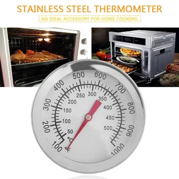 50-500°C 100-1000°F Maisto kokybės Nerūdijančio Plieno Termometras, kepsnių ant grotelių Kepti Kepimo Krosnelėje, Maisto Virtuvė Dial Temperatūros Indikatorius