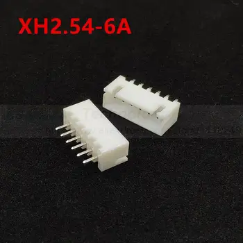 50pcs/daug XH2.54-6A XH2.54 kištukinė jungtis PIN header 2.54 mm 6pin nemokamas pristatymas