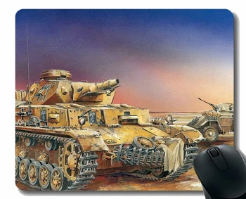 Anti-slydimo Mouse Pad Mat,Karo Panzer IV Kilimėlis
