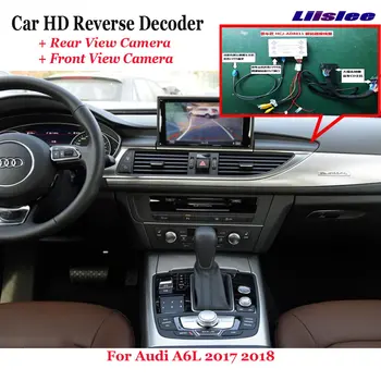 Audi A6 (C7/4G) 2017-2018 Automobilių DVR galinio vaizdo Priekinė Kamera Atvirkštinio Vaizdo Dekoderis Pradinį Ekraną Atnaujinti