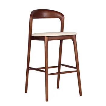 Baro Kėdės, Virtuvės Dizaineris Kėdė Replika Mobiliojo Šiaurės Prabanga Kėdė Dizaineris Modernus Medienos Aukštos Sillas De Comedor Namų Baldai