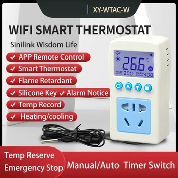 Belaidžio Prijunkite Termostatą, Skaitmeninis Termostatas, Lizdo LCD Ekranas Temperatūros Reguliatorius, skirtas Nešiojamas Šildytuvas