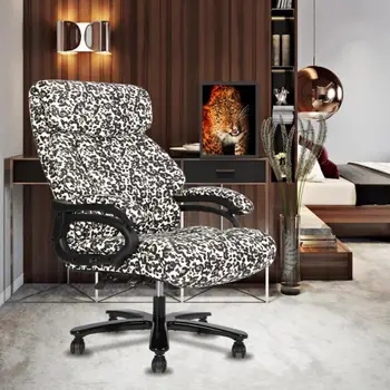 Biuro PU odinė kompiuterio kėdė su reguliuojamu sukasi aukštis, metalinė bazė su ratukais ir porankiais, naudojamas studijų ir gyvenimo