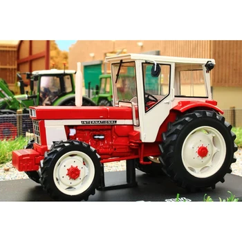 Case IH 1046 Lydinio Modeliavimas Traktoriaus Ūkio Transporto priemonių Surinkimo Modelis 1:32 Masto Statinio Metalo Žaislas Festivalio Dovana Ornamentu Suvenyrų