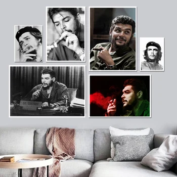 Che Guevara 1928-1967 Star Revoliucijos Garsenybė, Drobė, Tapyba, Plakatas Spaudinių Sienos Paveiksl Meno Gyvenimo Pradžia Kambario Dekoro