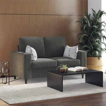 Cooper Loveseat, Pilka Lino muebles para el hogar sofa-lova, kėdės