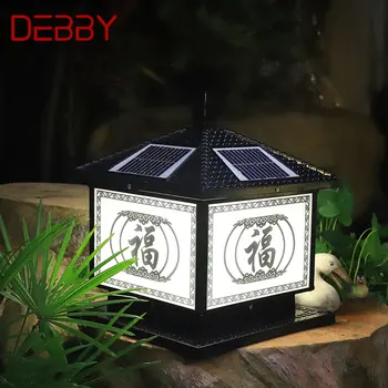 DEBBY Saulės Po Lempa Lauko Derliaus Kūrybos Kinijos Ramstis Šviesos diodų (LED atspari Vandeniui IP65 Namų Villa Sodo Terasa
