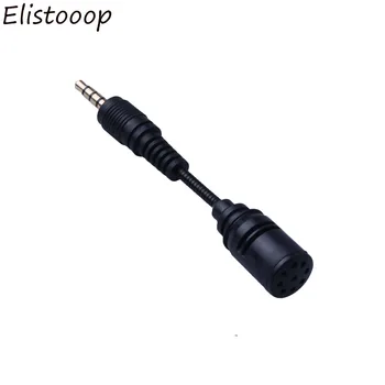 Elistooop MIni 3,5 mm Jack Lanksti Sąsaja mobiliųjų Telefonų Mikrofonas Stereo Mic For Mobile Telefonas, KOMPIUTERIS Notebook Laptop