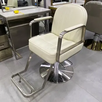 Europos Nerūdijančio Plieno Barber Kėdės, Baldų Salonas Moderni Kirpykla, Plaukų Salonas, kirpykla, Kėdė, Specialios Plaukų Pjovimo Kėdė