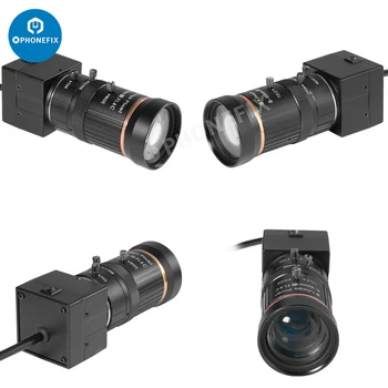 Full HD 1080P 5MP uv-C USB Webcam HD Pramonės PC Kamera su 2.8-12mm/5-50mm/8-50mm/6-60mm Varifocal Priartinimo Objektyvas/2.8 mm Objektyvas 