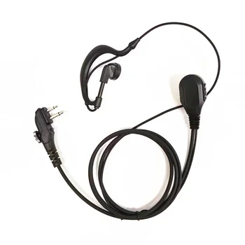 G tipo ausų pakabinti walkie talkie laisvų rankų Ausinė skirta HYT RadiosTC500,TC600,TC610,TC700 du būdu radijo imtuvai
