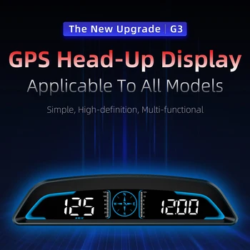 G3 GPS HUD Auto Spidometras Head Up Display Automobilio 