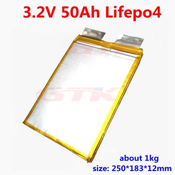 Giliai ciklo 3.2 V 50Ah Lifepo4 ląstelių GL 3.2 V 50ah Ličio baterija 48V 24V 12v RV saulės sistemos baterijos