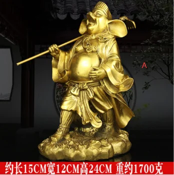 Gryno vario zodiako kiaulių Bajie baldakimu maršalas dievo statula namų amatų papuošalai