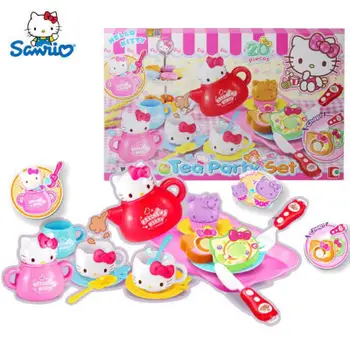 Hello Kitty Sanrio Pliušinis Kawaii Animacinių filmų Cute Lėlės Atgaiva Šalis Tema Nustatyti Anime Pliušiniai Žaislai Mergaitėms, Vaikams, Žaislai, Gimtadienio Dovana