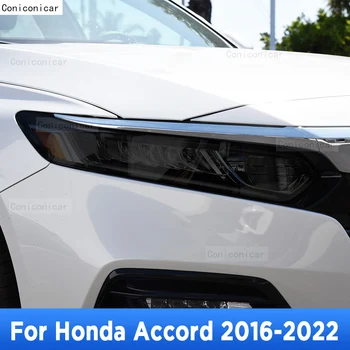 Honda Accord 2016-2022 TPU Automobilio Išorė priekiniai Žibintai Anti-Scratch Apsauginės Plėvelės Dangtelis priekinių Žibintų Remontas, Aksesuarai, aplinkosaugos ¾enklelis