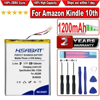HSABAT 1200mAh 26S1019 58-000226 Baterija AMAZON Kindle 10 J9G29R B07DLPWYB7 53-014490 Kindle 