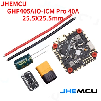 JHEMCU GHF405AIO-IKM Pro 40A 25.5X25.5mm F405 Skrydžio duomenų Valdytojas BLHELIS 40A 4in1 ESC 3-6S, skirtas FPV Lenktynių dantų krapštuką Drones