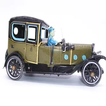[Juokingi] Suaugusiųjų Kolekciją Retro Vėjo iki žaislas Metalo Skardos senovinių automobilių ispanijos automobilių Mechaninis Prisukamas žaislas duomenys modelis vaikai dovana