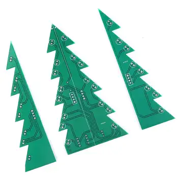 Kalėdų Šviesos 3-Matmenų Spausdintinės plokštės, Modulis Kalėdų Eglutė LED 