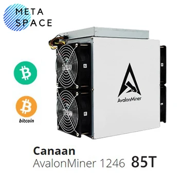 Kanaane, Avalon 1246 Kalnakasių, NAUJAS, 85 Th/s, 3420 W, Bitcoin Mining Mašina, BTC Asic Miner Geriau nei Avalon 1166pro 1126pro
