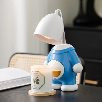 Karikatūra Robotas Žvakė Šilta Lempa, Atostogų Dovanų Aromaterapija Žvakė, Lempa, Miegamasis Flameless Kvepalų Apdailos Naktį Šviesos
