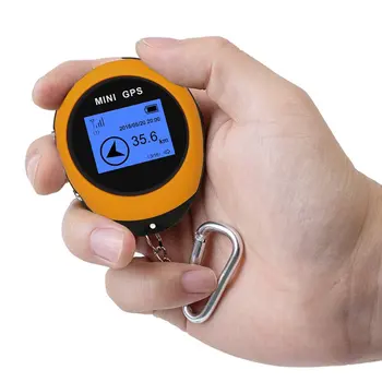 Karšto Mini GPS Positioner Handheld GPS Palydovų Positioner Kompasas Su Sklende, Lauko Sporto Kelionės Žygiai Locator