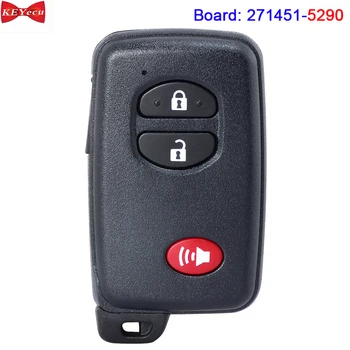 KEYECU 271451-5290 Smart Remote Keyless Raktas Fob Toyota 4Runner 