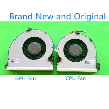 Laptop CPU GPU Aušinimo Radiatoriaus ventiliatorius ASUS ROG Strix GL702 GL702VS GL702VSK FCN FK9X Kompiuterio aušintuvas gerbėjai 13NB0DZ0AM0201 0301