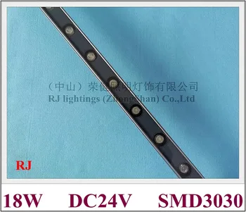 LED siena plovimo reklamos šviesos potvynių lempos apdaila DC24V įvesties aliuminio SMD3030 18 LED 18W 1800lm IP65 1000mm*30mm*20mm