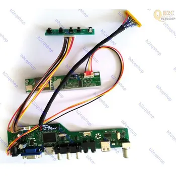 LVDS Keitiklio LED Driver LCD valdiklio plokštės Rinkinys LQ141F1LH52 1400X1050 HDMI suderinamus+VGA+AV+USB