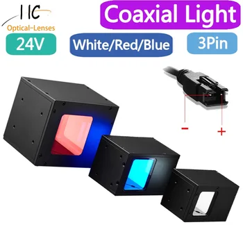 Mašina Vizija Bendraašius Šviesa Balta/Raudona/Mėlyna Pramonės vaizdo Kameros Objektyvas, LED Apšvietimas, Optinis Lempos