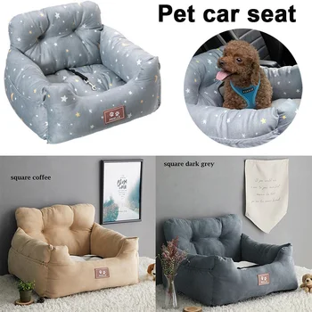 Naminių Vežėjas Automobilio Sėdynę-pagalvę su Saugos Diržais Katės Mažylių Maišelį Saugiai Atlikti Namų Šuo Sėdynės Krepšys Krepšys Pet Automobiliu Produktas
